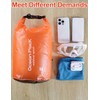 Henrycares Waterproof Dry Bag 20L 10L 5L, Sack with Phone