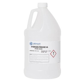 Lab Alley Hydrogen Peroxide 10% Food Grade, Kosher Certified, Halal, GMO-Free (2 Gallons)