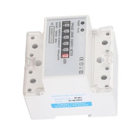 Single Phase Kwh Meter Wattmeter Kwh Meter, Electric Meter Electric Meters Power Meter 10-40A Electric Meter Din Rail 4P Kilowatt Hour Kwh Meter