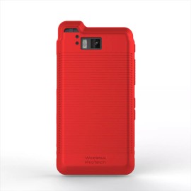 Sonim XP8 Case Flex Skin TPU Slim Line XP8800 Case by Wireless PROTECH - Red