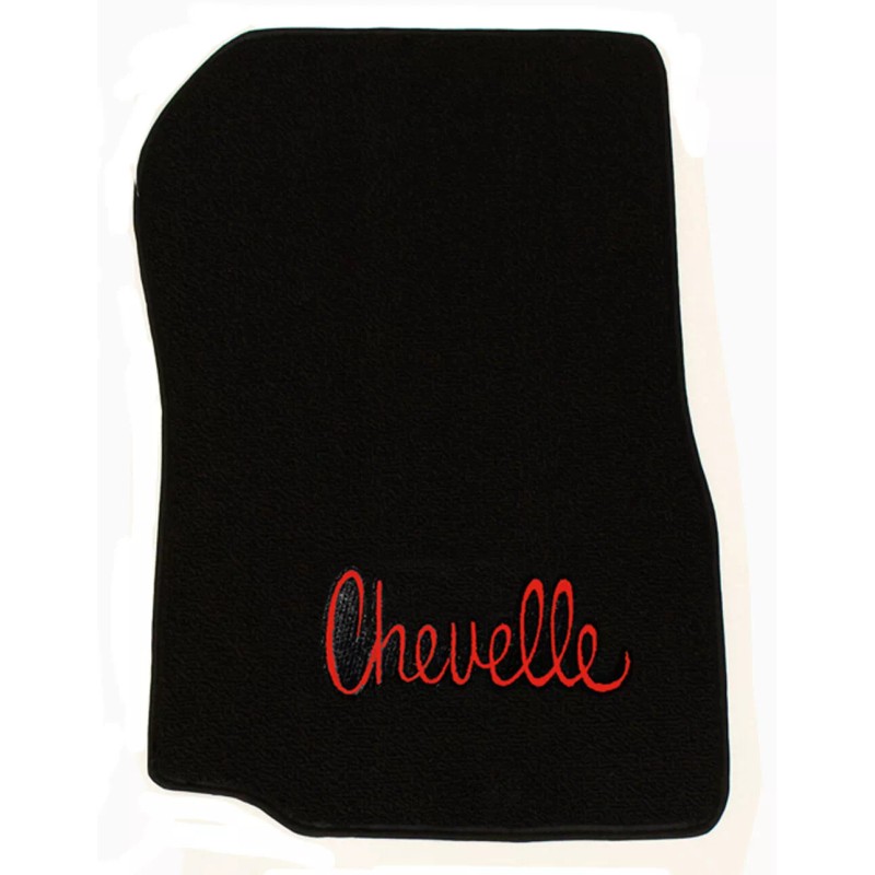 AFM NEW! 1968 - 1972 CHEVELLE Floor Mats Black Carpet