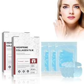 Collagen Film, Melting Collagen Film, Soluble Collagen Film, Soluble Collagen Supplement Film, Anti-Ageing Mask Face, Make Our Skin Tight and Smooth, Without Fine Lines, Pack of 18