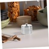 BIUDECO Stainless Steel Sugar Bowl with Lid Spoon Condiment Container