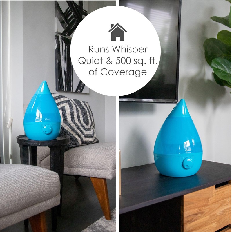 Crane Ultrasonic Cool Mist Humidifier for Bedroom, Baby Nursery, Kids