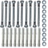 Inbrackets Value 10 PACK OF M8 x 80mm Masonry Brick