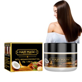 Deep Conditioning Hair Mask, 50g Tiefenreparatur Haarspülung Feuchtigkeitsspendende Haarmaske Revive & Hydrate Hair Mask, Deep Nourishing Haarmaske Für Sehr Trockenes Haar, Geschädigtes Haar