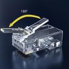 RJ45 Cat6 conectores de paso RJ45 modulares para cables UTP