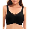 RISSCAN Bras for Womens Seamless Deep V Bras No Underwire