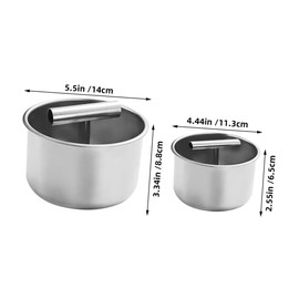 FELTECHELECTR 2pcs Stainless Steel Meatball Maker Press Manual Handheld Meat Baller Tool with Molds for Uniform Meatballs Easy to Clean Kitchen Gadget for Home Cooking and Festive Meals