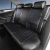 TOYOUN Classic Universal PU Leather Car Seat Covers Full Set