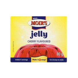Moirs Jelly Powder Cherry | 80g | 6 Pack |