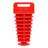 Exhaust Plug Qiilu Wash Plug Rubber Motorcycle Silencer Plug Red