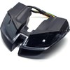 MZS Motorcycle LED Tail Light, Integrated Turn Signal Blinker Running