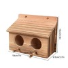 Wooden Bird House, Pets Breeding Nesting Box Cag, Solid Exclusive