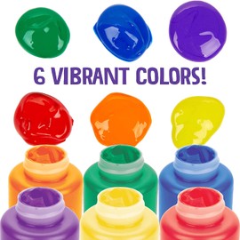 Crayola Washable Kids Paint, 6 Count, Kids At Home Activities, Painting Supplies, Gift