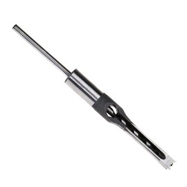 ENET 10mm Mortice Square Hole Saw Auger Drill Bit with Twist Drill Mortising Chisel Drill Woodworking Tool BO