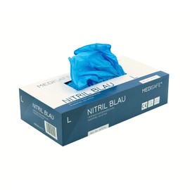Care Care Care Care Care Care Care Medisafe Nitrile White Disposable Gloves Powder-Free Latex Free Pack of 100
