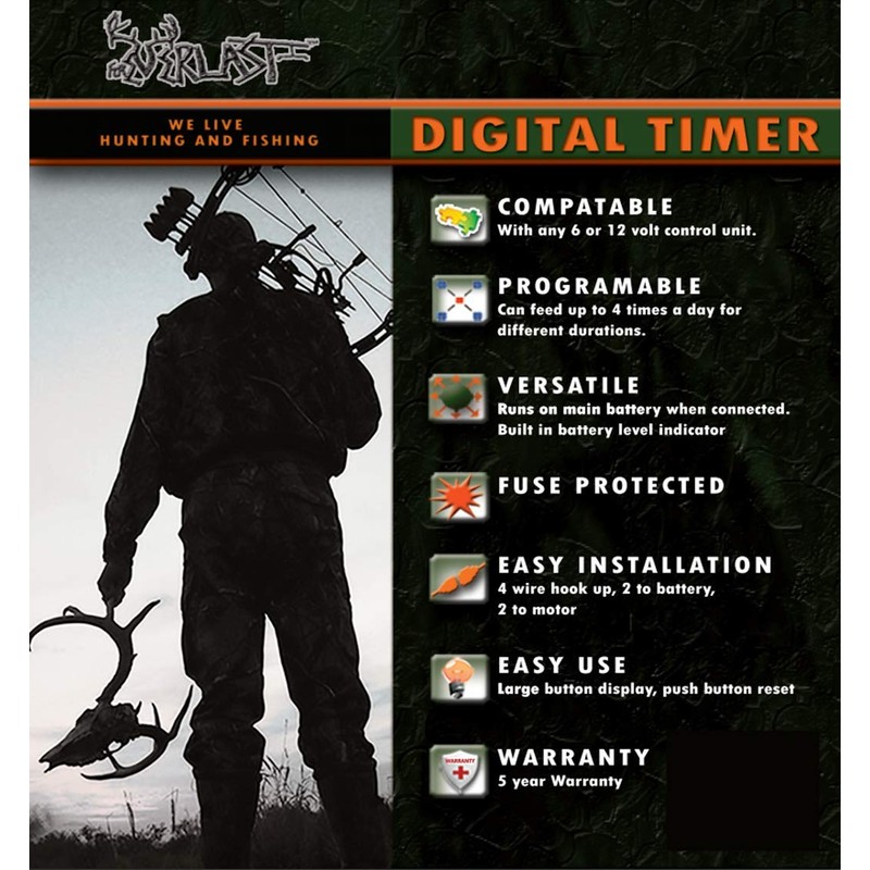 ForEverlast Universal Digital Timer Feeder, 6 or 12 Volt