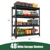 Rufokisa 48" W Garage Shelving Heavy Duty，2000LBS Loads Adjustable Garage