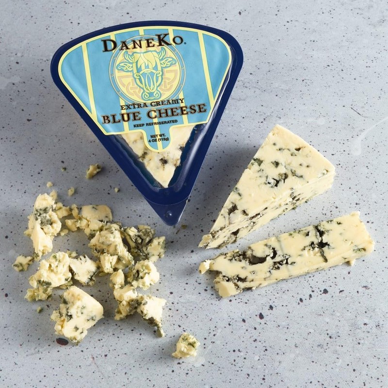 DaneKo Extra Creamy Blue Cheese, 4 oz, 12 Pack