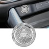 HQRNYP Bling Crystal Car Engine Start Ring Sticker, Push Start