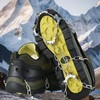 10-shaped snow crampon anti-slip chain Orange, a winter hiking essential