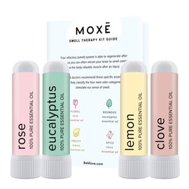 MOXĒ Smell Training Kit, Made in USA, 4 Essential Oils, Olfactory Regeneration, Helps Restore Sense of Smell, Natural Therapy for Smell Loss (Phase 1)