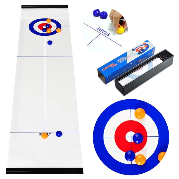 CS COSDDI Shuffleboard Table Game Shuffleboard, Curling Game (Tabletop Shuffleboard)