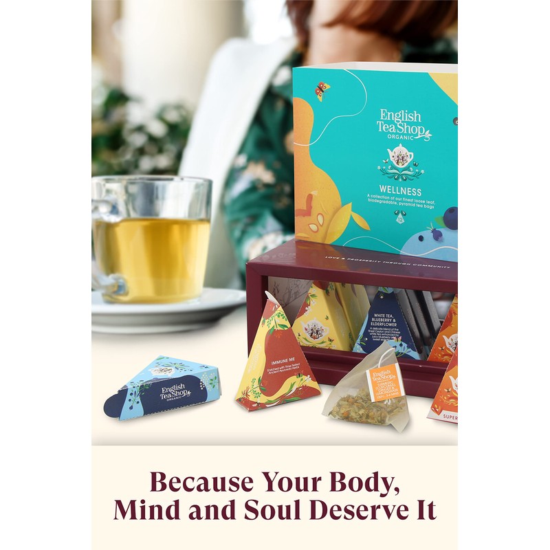English Tea Shop Organic Wellness Collection - 12 Loose Leaf