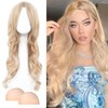 AYNKH Long Blonde Wave Wigs - 27" Curly Hair Wig