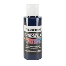 Createx Transparent Airbrush Color, Deep Blue, 2 oz
