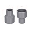 sourcing map PVC DWV Reducing Coupling Schedule 40 Gray 20mm