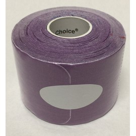 Therapist’s Choice® Kinesiology Tape Pre-Cut Roll (2-Inch x 16.4-Feet) (Light Purple)