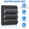 16 Inch Galvanized Sheet Spraying Automatic Exhaust Shutter Louver Vent