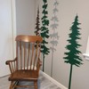 Large Pine Tree Stencils for Painting on Wood Fence Giant