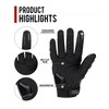 Iron Jia’s Bike Gloves, Motorcycle Gloves, Smartphone-Compatible, Touchscreen-Compatible, Non-Slip, for