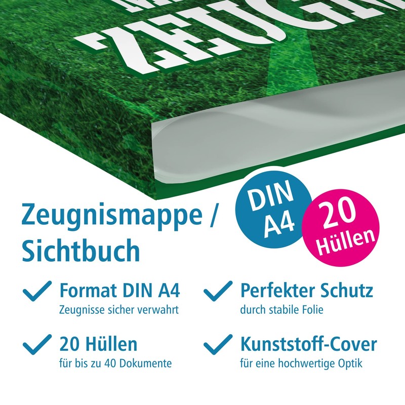 itenga Certificate Folder with Motif, A4 Sturdy Document Folder, Display