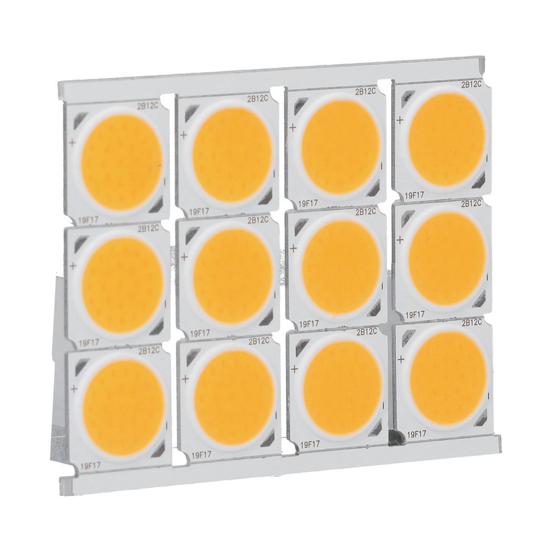 12Pcs COB Light Source High Power Round LED Chip 12W