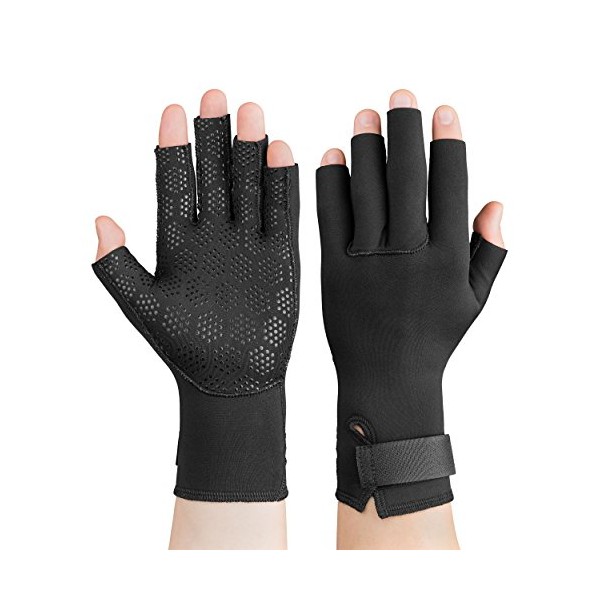 Swede-O Thermal Arthritic Gloves, Pair - XLarge,Black,WST-6838-1XL