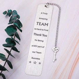 Team Gifts for Employee Appreciation Gifts Bookmark Thank You Gifts Bosses Day Gifts for Women Men The Office Gifts for Coworkers Boss Lady Leader Teachers Nurse Group Work Gifts Farewell Christmas