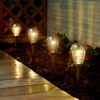 Smart Solar 3426WRM6-HP Charleston 6-Pack Solar Lights, Heritage Pewter, Stainless