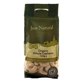Just Natural Organic Organic Cashews Whole 125g
