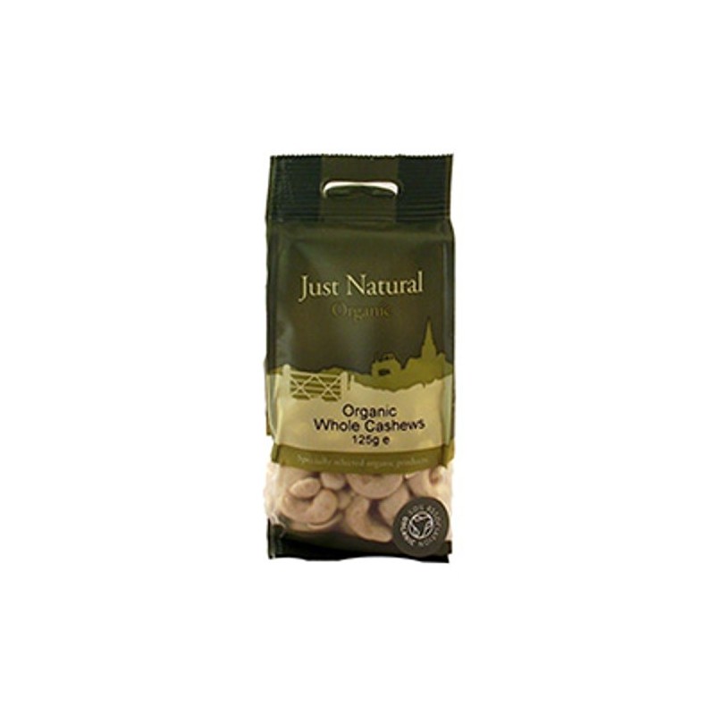 Just Natural Organic Organic Cashews Whole 125g