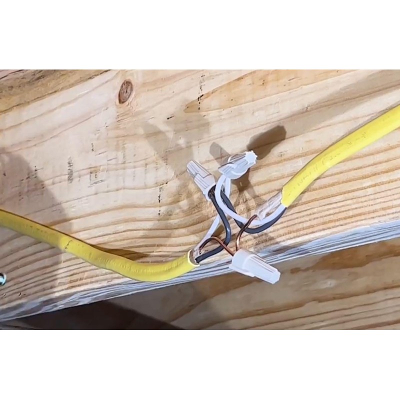 Rack-A-Tiers Open Splice Junction Box - Single, 5 Second Installation,