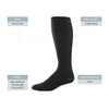 Augusta Sportswear Standard Soccer Socks, Black, Large