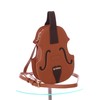 Kawaii-Story LB-6039-1 Brown Violin Violin Shape Party Trend Women's Handle