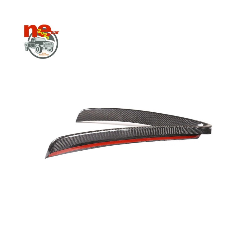 car-king888 Carbon Fiber V Shape Grille Cover Accessories Trim For
