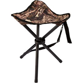 Ameristep Portable Folding Design Hunting Lightweight Heavy-Duty Tripod Stool, Mossy Oak Break-Up Country