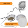 Toulifly Tea Strainer, Tea Infuser for Loose Tea, 4 Pieces