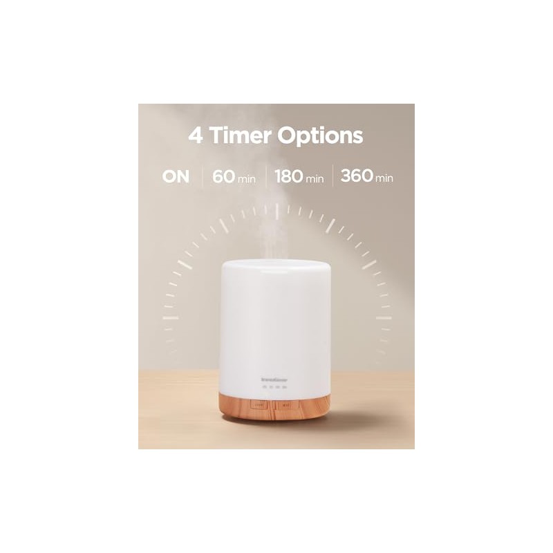InnoGear Aromatherapy Diffuser & 8 Essential Oils Set, 300ml Premium